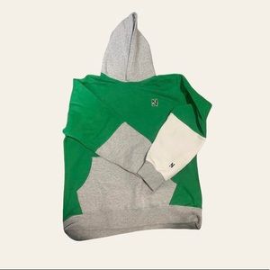 Mens Green NELK Hoodie